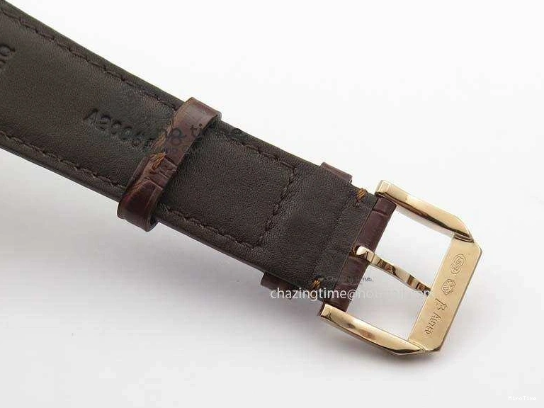 MIROTIME 0513 GoAnywhere Portuguese IW5444 RG White Dial RG Numbers On Brown Leather Strap A 7253